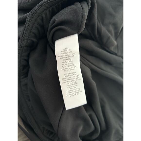 Alex Evenings Wide Leg Chiffon Cropped Mesh Pant Womens Large New Flowy Formal - Picture 9 of 10